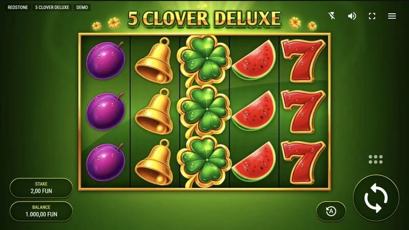 5 Clover Deluxe - spēles ekrāns